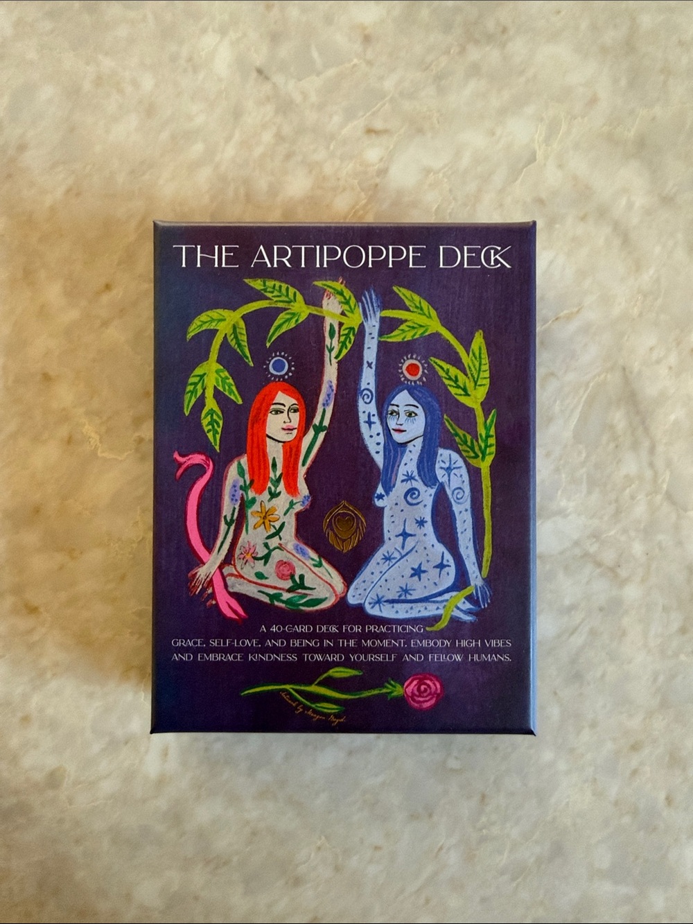 The Artipoppe Deck Oracle Cards - Purple